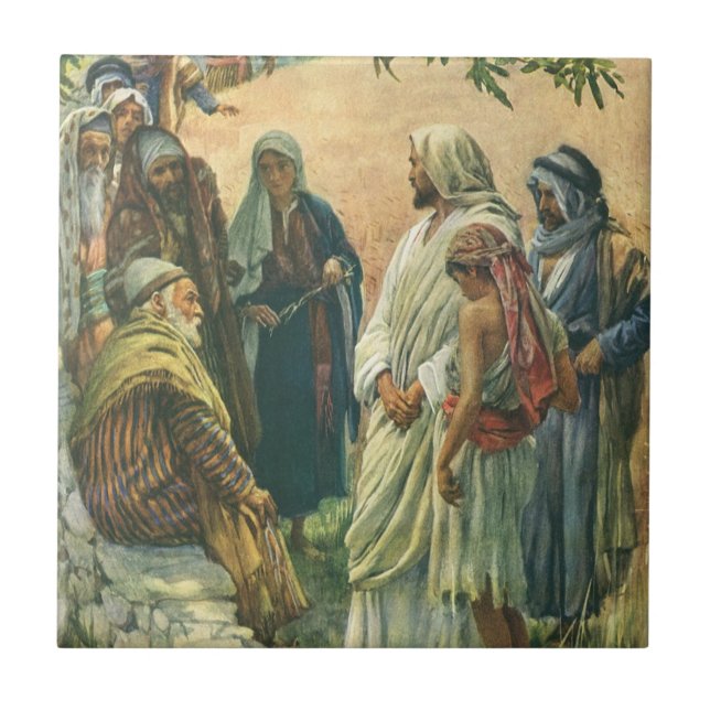 Arbeiten am Sabbat, Vintage Religion Fliese (Vorderseite)