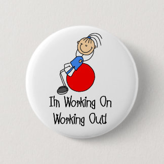 Arbeiten an dem Ausarbeiten des Knopfes Button