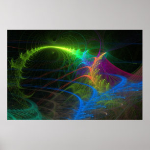 Arbeiten an der Struktur des Weltraums und der Zei Poster