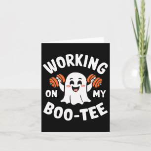 Arbeiten an meinem Boo-T-Shirt 1 Karte