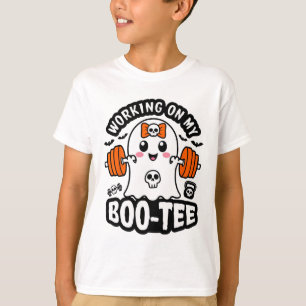 Arbeiten an meinem Boo-T-Shirt Halloween Tote Lift T-Shirt