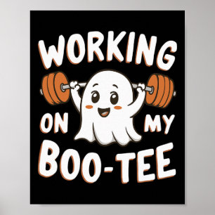 Arbeiten an meinem Boo-T-Shirt Poster