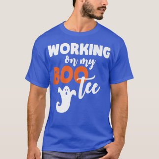 Arbeiten an meinem Boote Halloween Hintern Glutes T-Shirt