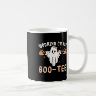 Arbeiten an meinem Bootee Ghost Boo Gym Spooky Fun Kaffeetasse