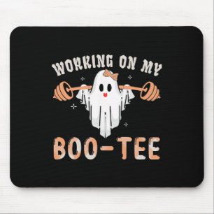 Arbeiten an meinem Bootee Ghost Boo Gym Spooky Fun Mousepad