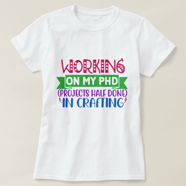 Arbeiten an meinem Druckkopf (halb fertig gestellt T-Shirt (Design vorne)