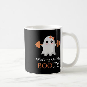 Arbeiten an meinem Hintern Boo-ty Funny Halloween Kaffeetasse