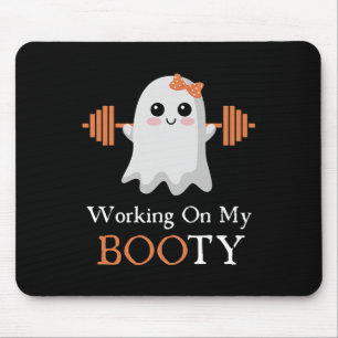 Arbeiten an meinem Hintern Boo-Ty Funny Halloween  Mousepad