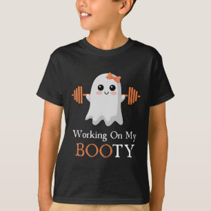Arbeiten an meinem Hintern Boo-Ty Funny Halloween T-Shirt