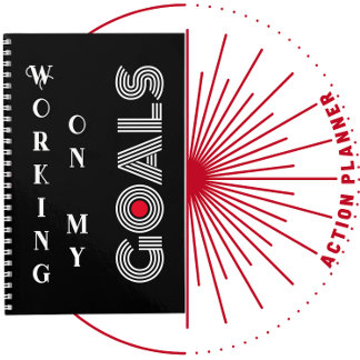 Arbeiten an meinem motivierend GOALS-Cover Planer