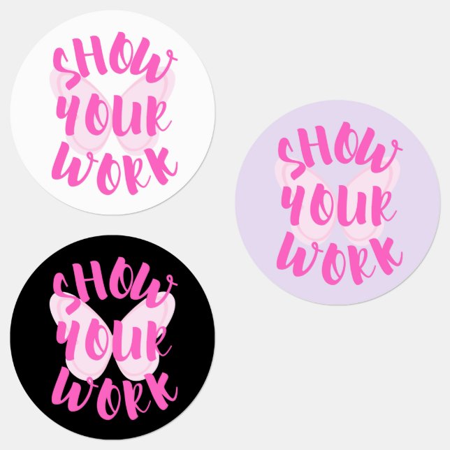 Arbeiten anzeigen etiketten (Gruppe)