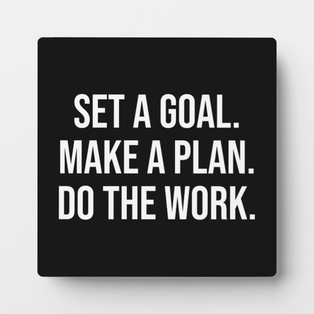 Arbeiten - Erfolgreiches Hustle Gym Motivierend Fotoplatte (Vorderseite)