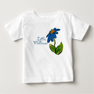 Arbeiten in kleinen Wildblumen Baby T-shirt