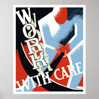 Arbeiten mit Care 1936 WPA Poster