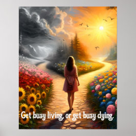 Arbeiten oder beschäftigen Sie sich mit dem Sterbe Poster