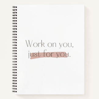 Arbeiten Sie für Sie Notizbuch