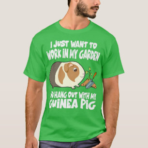Arbeiten Sie in meinem Garten und verbringen Sie m T-Shirt