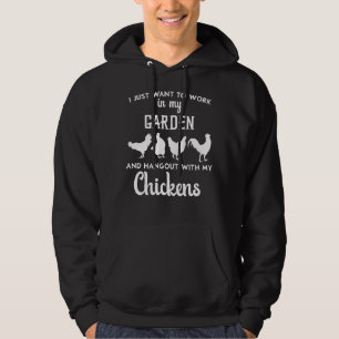 Arbeiten Sie mit meinem Hühnergarten zusammen Hoodie