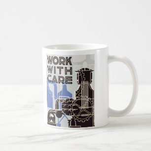 Arbeiten Sie mit Sorgfalt Becher Tasse
