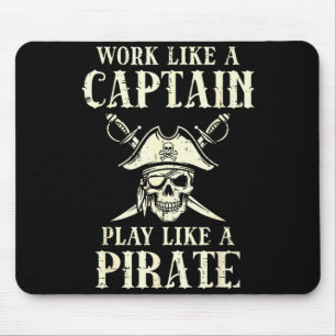 Arbeiten Sie wie Captain Spielen Sie wie Bewerten Mousepad