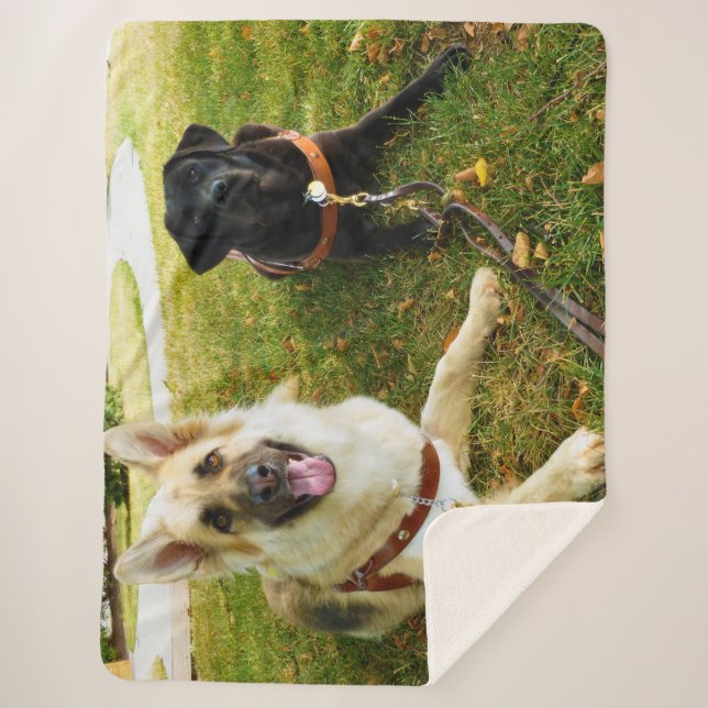 Arbeitende Mädchen Sherpadecke (Vorderseite)