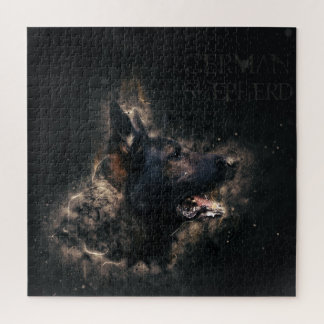 Arbeitender Schäferhund-Hund - GSD Puzzle