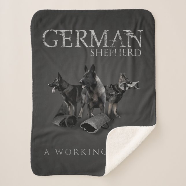 Arbeitender Schäferhund-Hund - GSD Sherpadecke (Vorderseite)