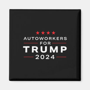 Arbeiter für Trump 2024 - Trump Union Design Magnet