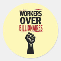 Arbeiter über Milliardäre-Protest