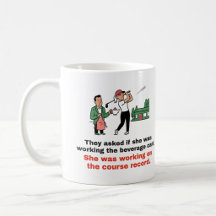Arbeitet am Kursrekord: Golf-Mug für Frauen