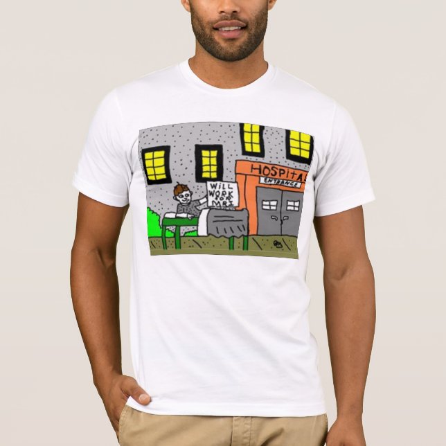 ARBEITET FÜR MRI T-Shirt (Vorderseite)