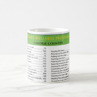 Arbeits-Kalorien Tasse