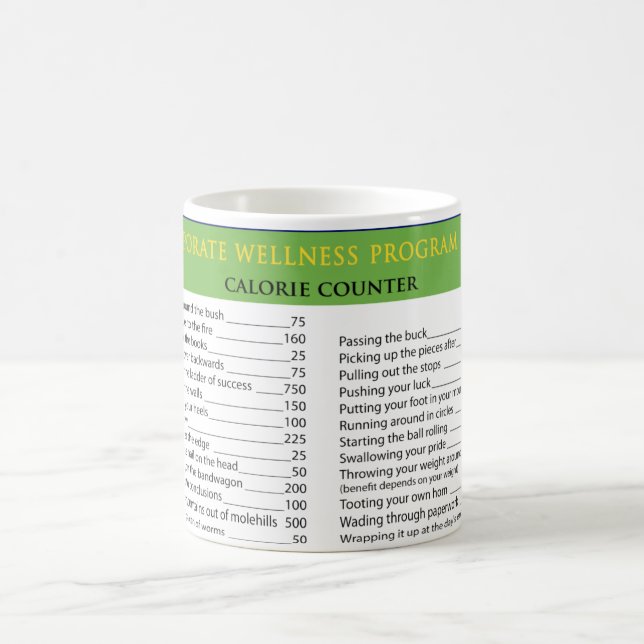 Arbeits-Kalorien Tasse (Mittel)