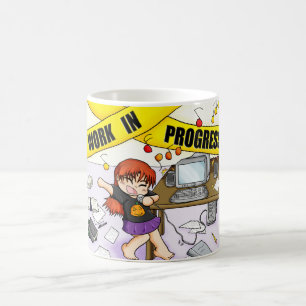 Arbeits-laufende Tasse