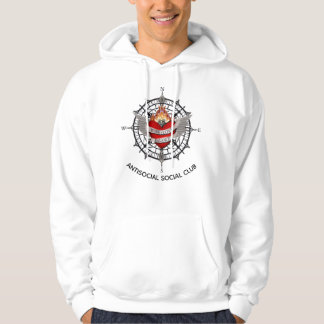 Arbeits-Liebes-Balance-Antisozialer Club Hoodie