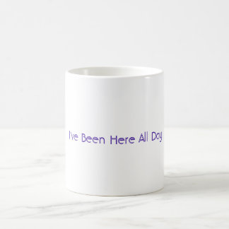 Arbeits-Slogan-Tasse Tasse