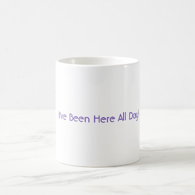 Arbeits-Slogan-Tasse Tasse (Mittel)