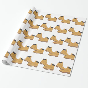 Arbeits-Stiefel Geschenkpapier