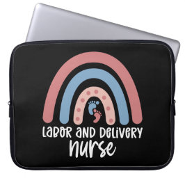 Arbeits- und Krankenschwester Rainbow Nurse Gesche Laptopschutzhülle