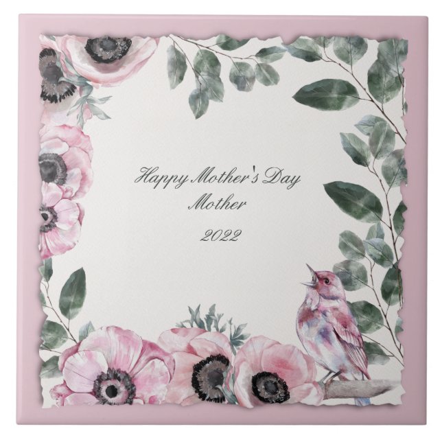 Arbeitsfamilie Misses, dass du gut wirst Fliese (Vorderseite)