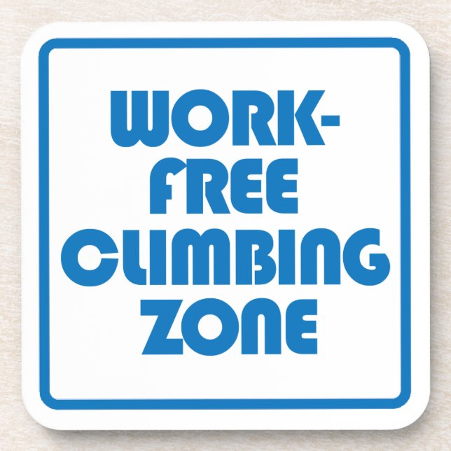 Arbeitsfreie Climzone Getränkeuntersetzer (Vorderseite)