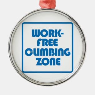 Arbeitsfreie Climzone Silbernes Ornament