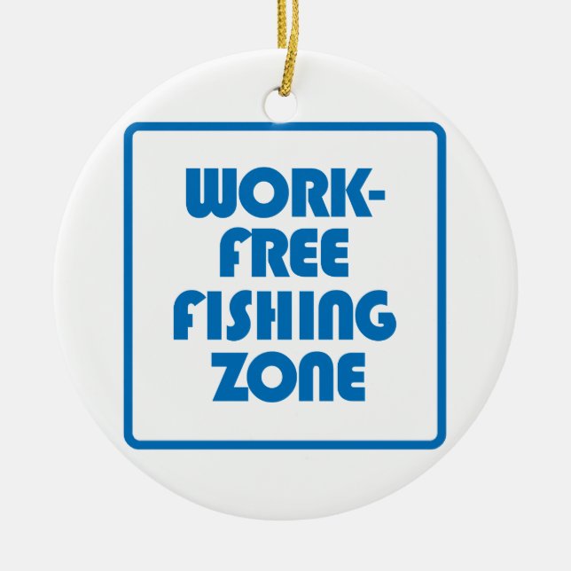 Arbeitsfreie Fischereizone Keramikornament (Vorne)