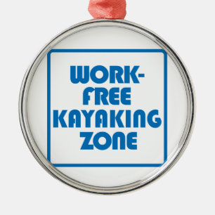 Arbeitsfreie Kajakzone Ornament Aus Metall