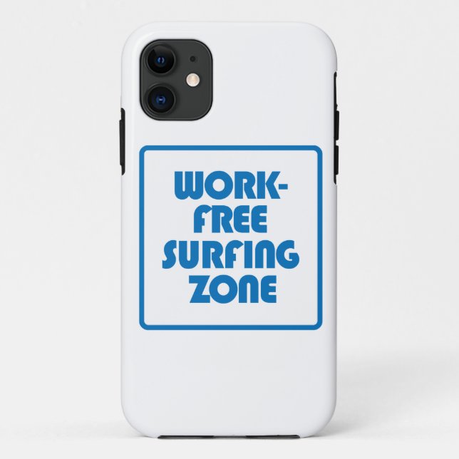 Arbeitsfreie Surfzone Case-Mate iPhone Hülle (Rückseite)