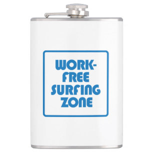 Arbeitsfreie Surfzone Flachmann