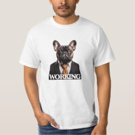 Arbeitshund, französischer Bulldogge-Frenchie-Welp T-Shirt