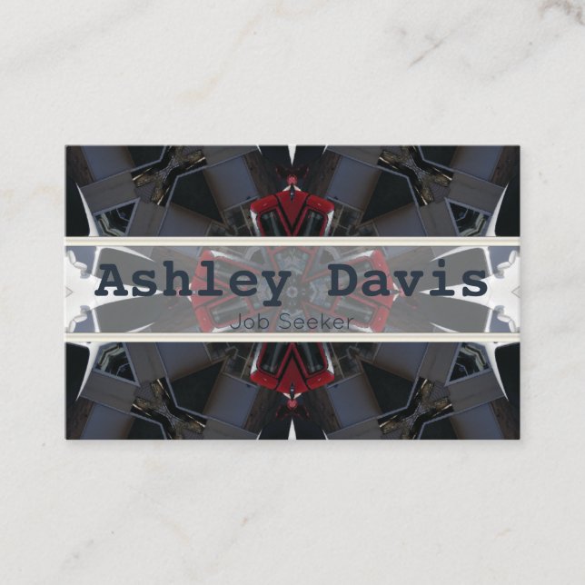 Arbeitskarten Visitenkarte (Vorderseite)