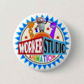 Arbeitskraft-Studio-Animations-Knöpfe Button