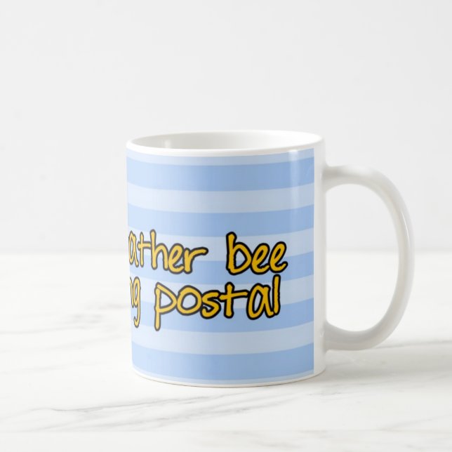 Arbeitskraftbiene - Postangestellter Tasse (Rechts)